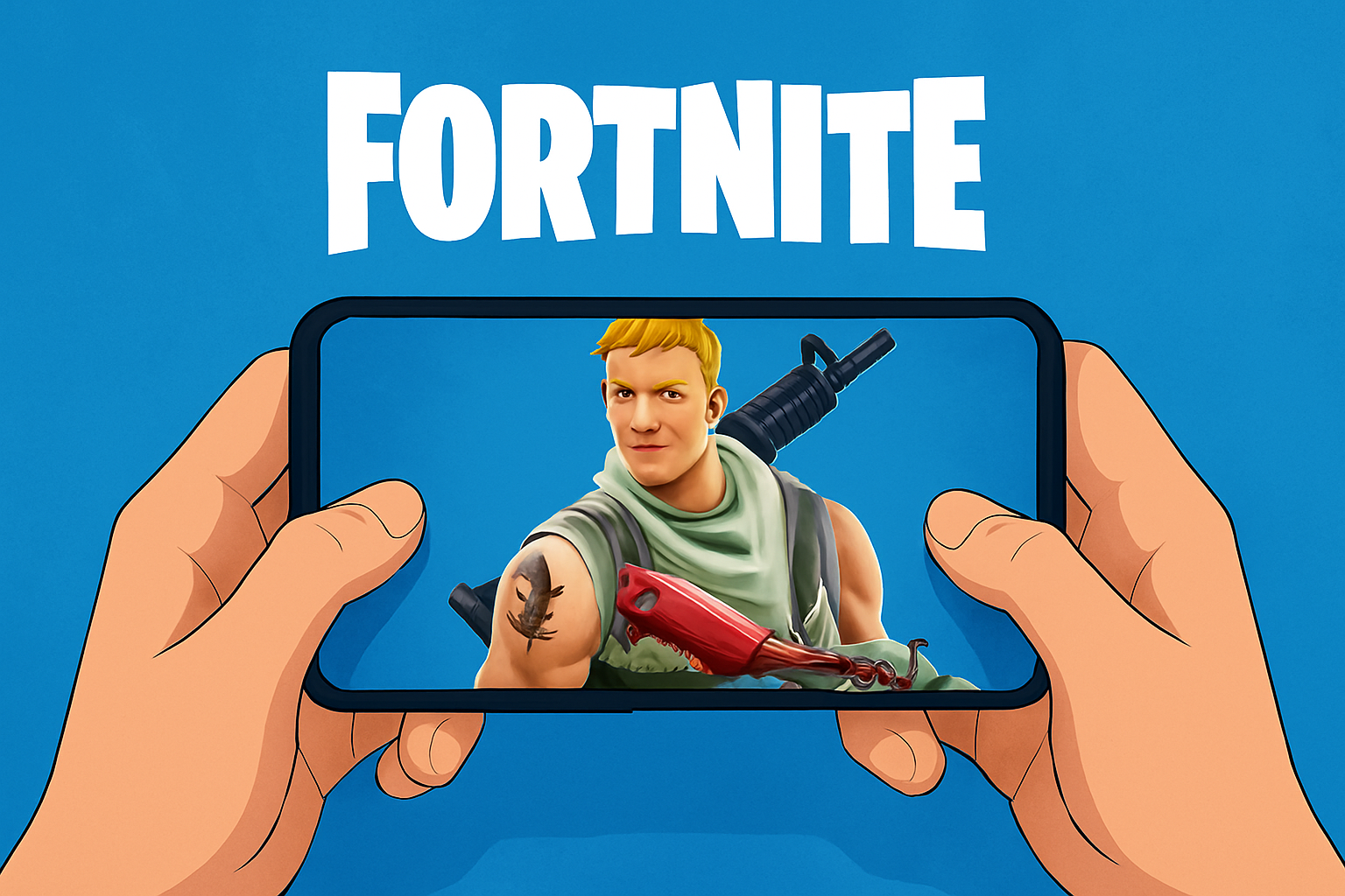 Aplicație pentru a juca Fortnite gratuit pe telefonul mobil