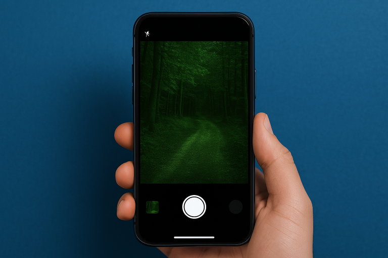 Application for Night Vision on Cell Phone