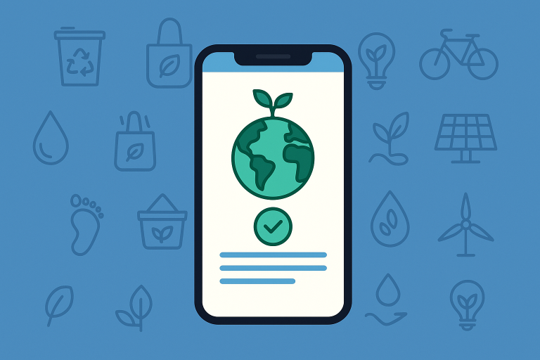 Applications sur la durabilité et la vie consciente